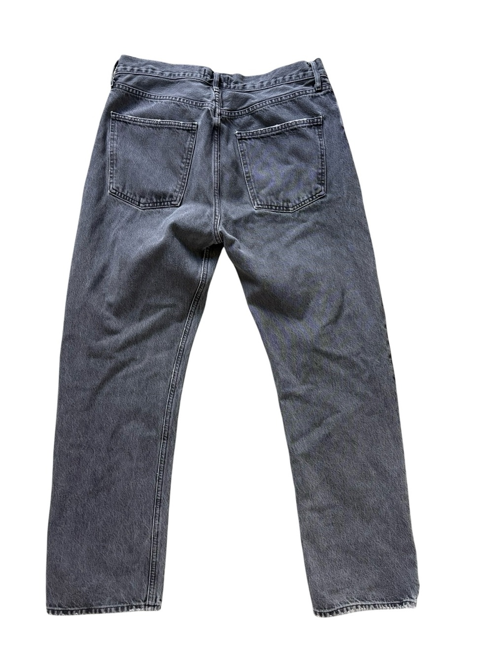 AGOLDE Relaxed Straight Leg Gray/ black Jeans Women’s 31 Button Fly Baggy NWOT✅ - Picture 4 of 4